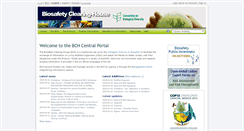 Desktop Screenshot of bchtraining.biodiv.org